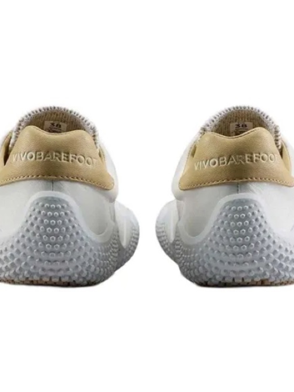 VIVOBAREFOOT•mens white leather motus studio trainers sneakers 10 NIB - Picture 2 of 6